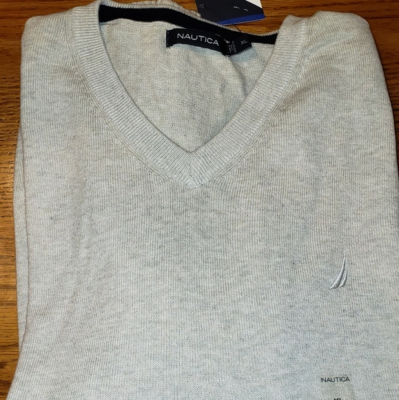 Nautica Other - NEW Nautica Men's V Neck 100% Cotton Sweater